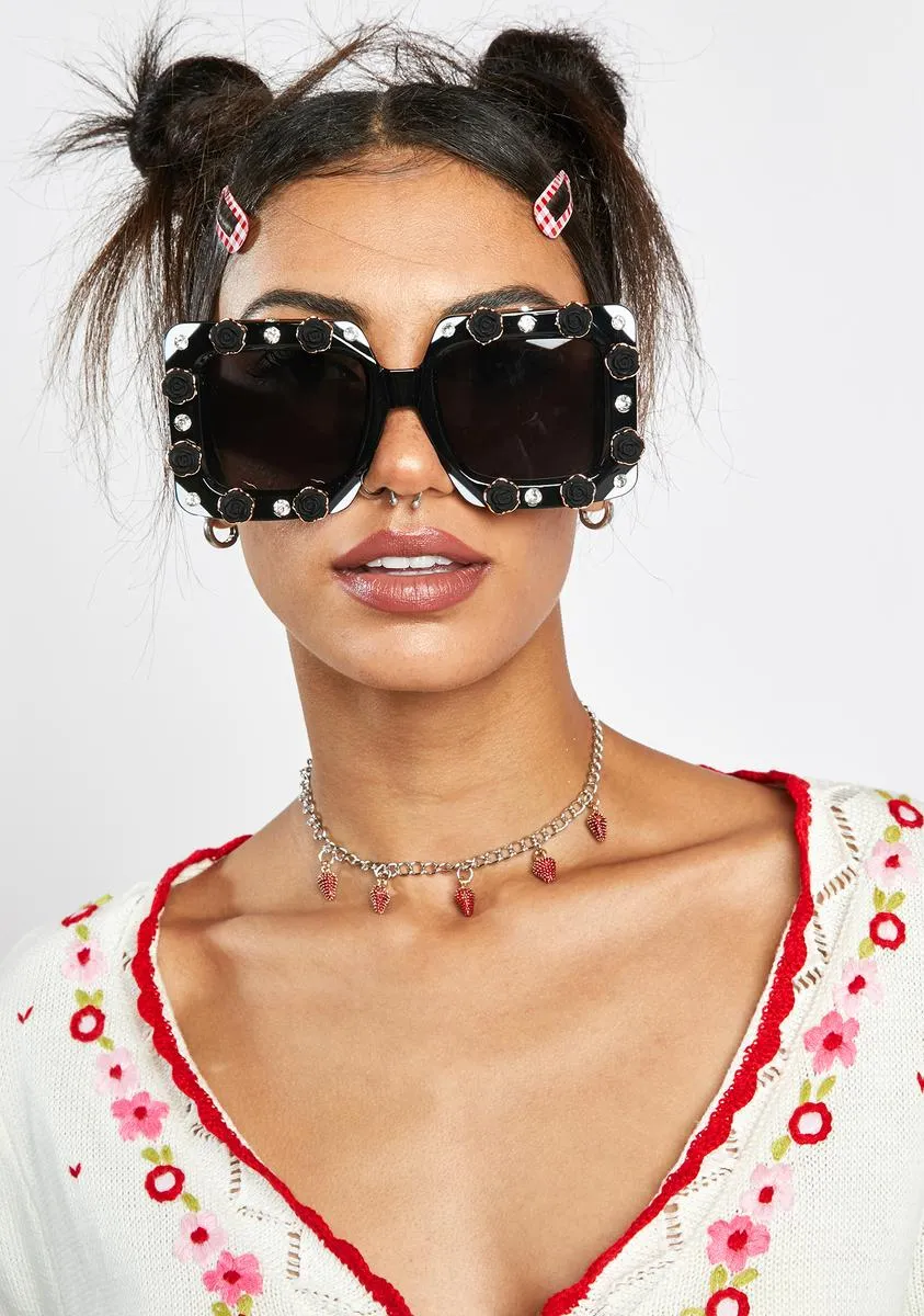 Wicked Sweetener Rose Sunglasses-