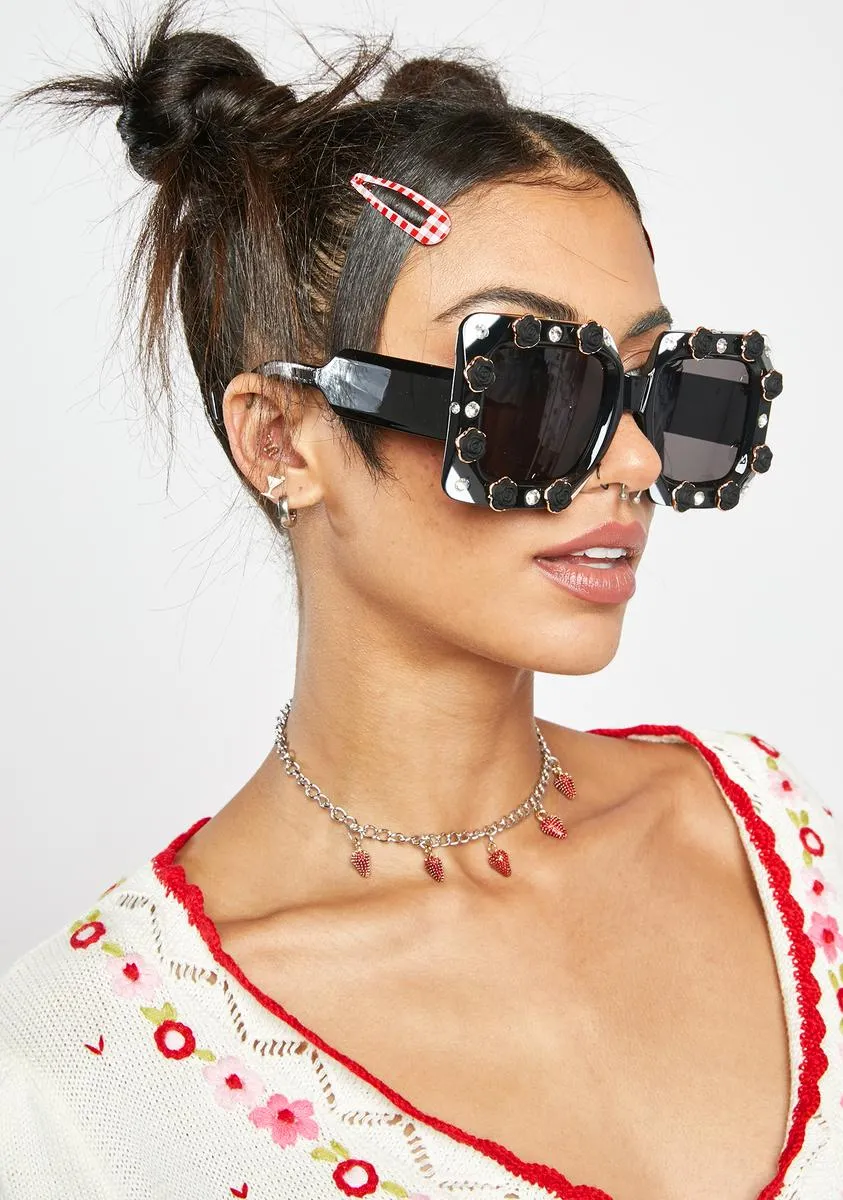 Wicked Sweetener Rose Sunglasses-