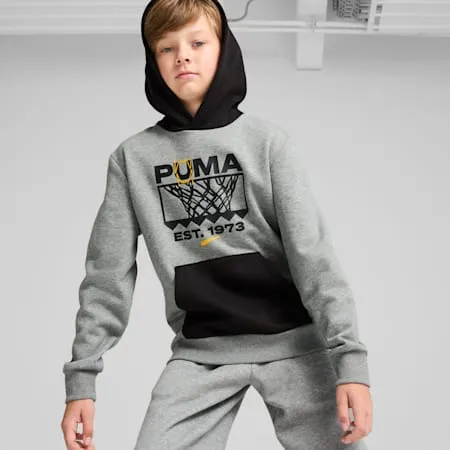 Winning Shot Hoodie - Boys 8-16 years | Medium Gray Heather | PUMA Winter Layers | PUMA 