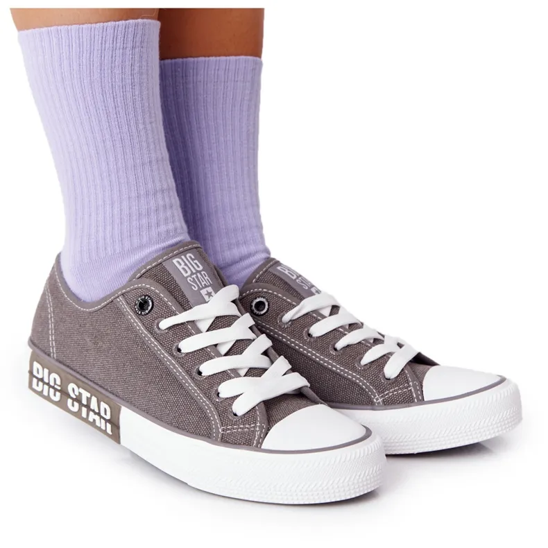 Women's Sneakers Big Star HH274116 Gray grey