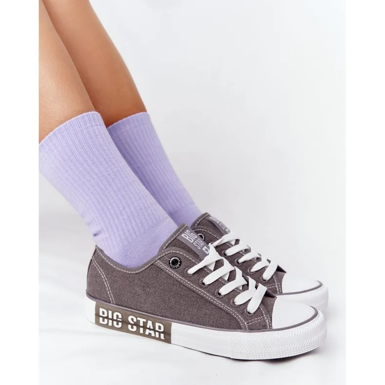 Women's Sneakers Big Star HH274116 Gray grey