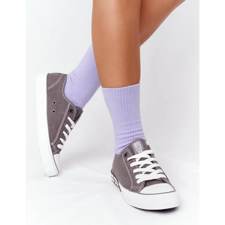 Women's Sneakers Big Star HH274116 Gray grey