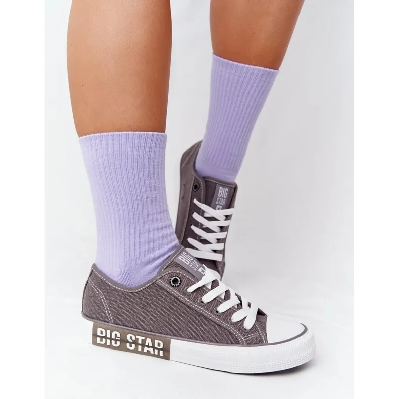 Women's Sneakers Big Star HH274116 Gray grey