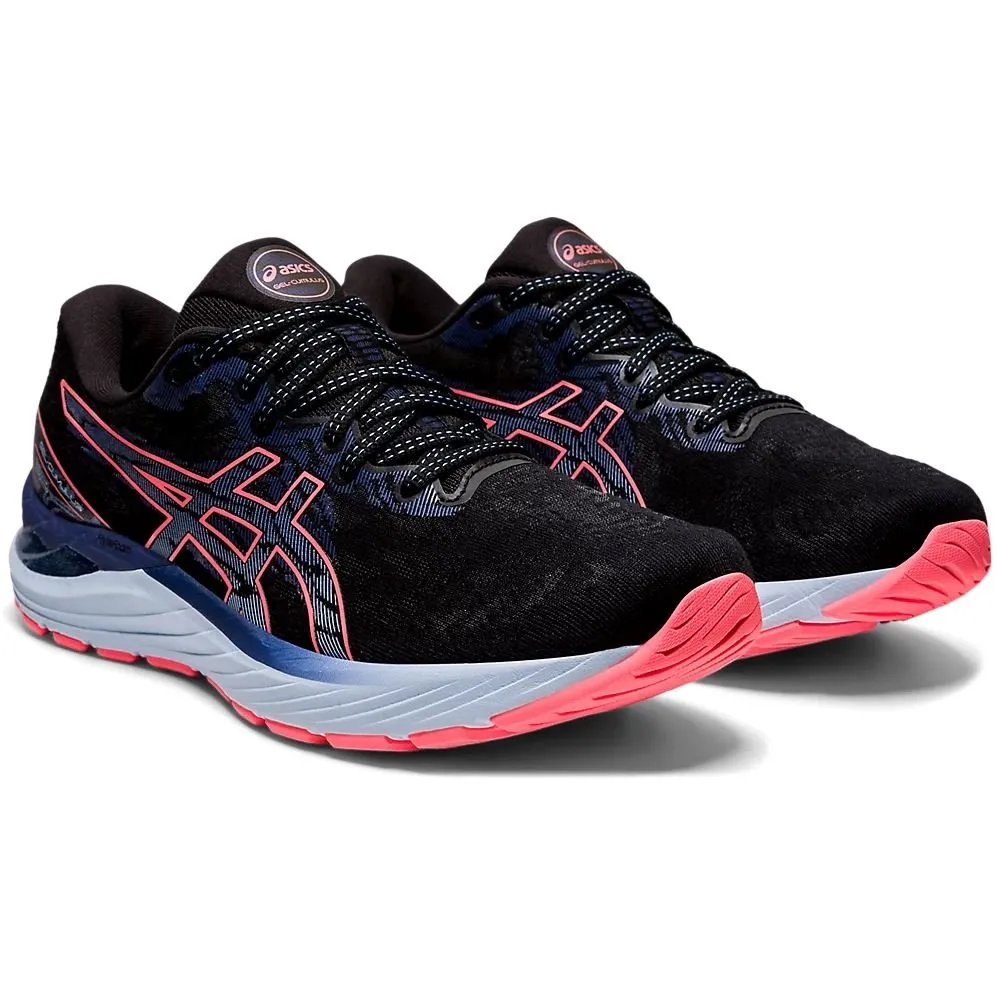 Women's ASICS GEL-CUMULUS 23 (Black/Blazing Coral)