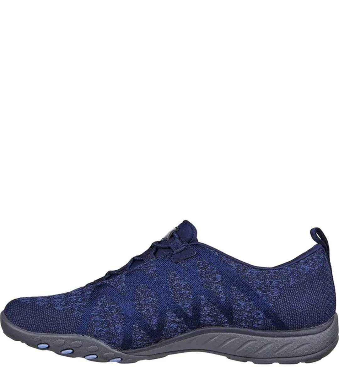 Womens/ladies breathe easy infi-knity trainers navy Skechers