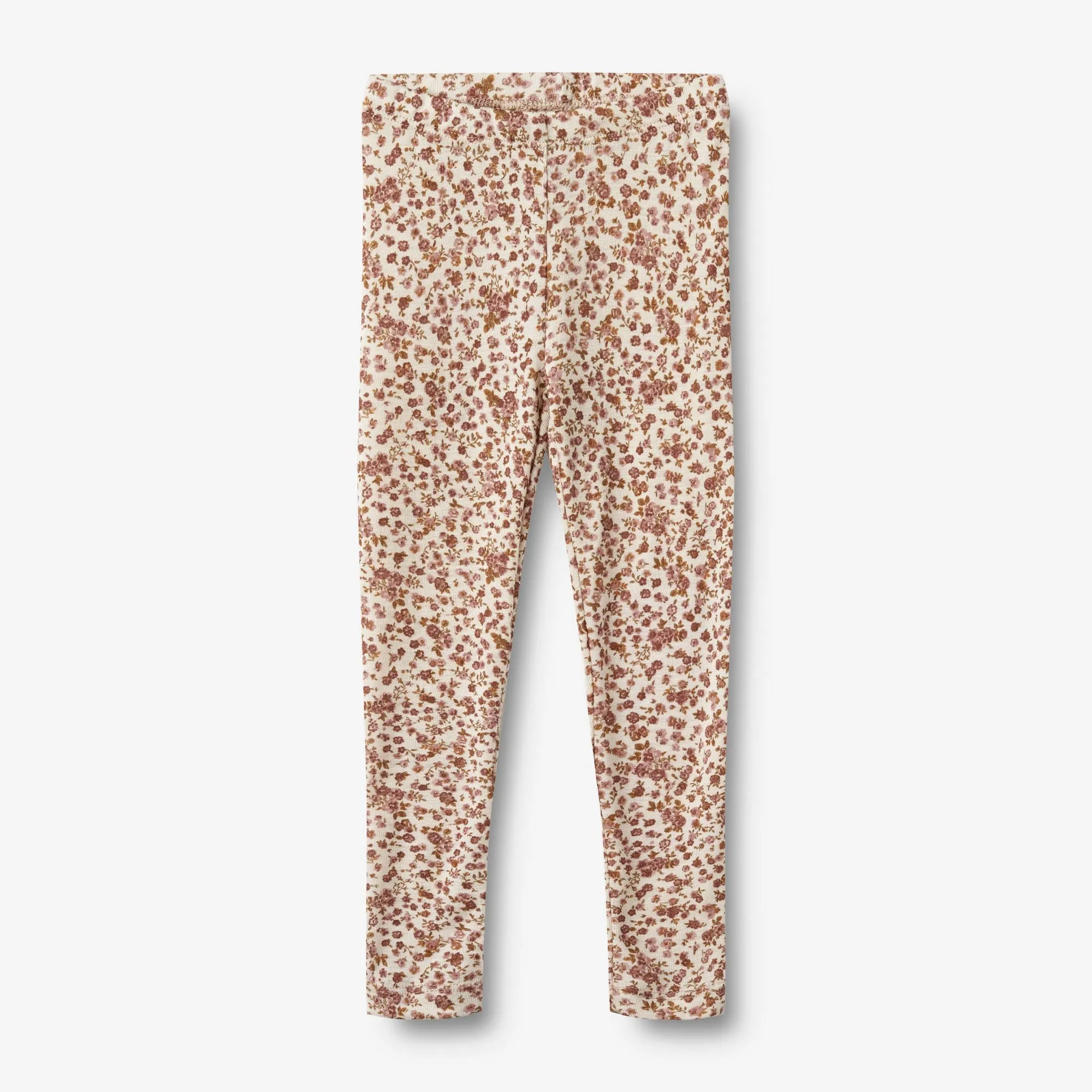 Wool Leggings Agi - rose flowers