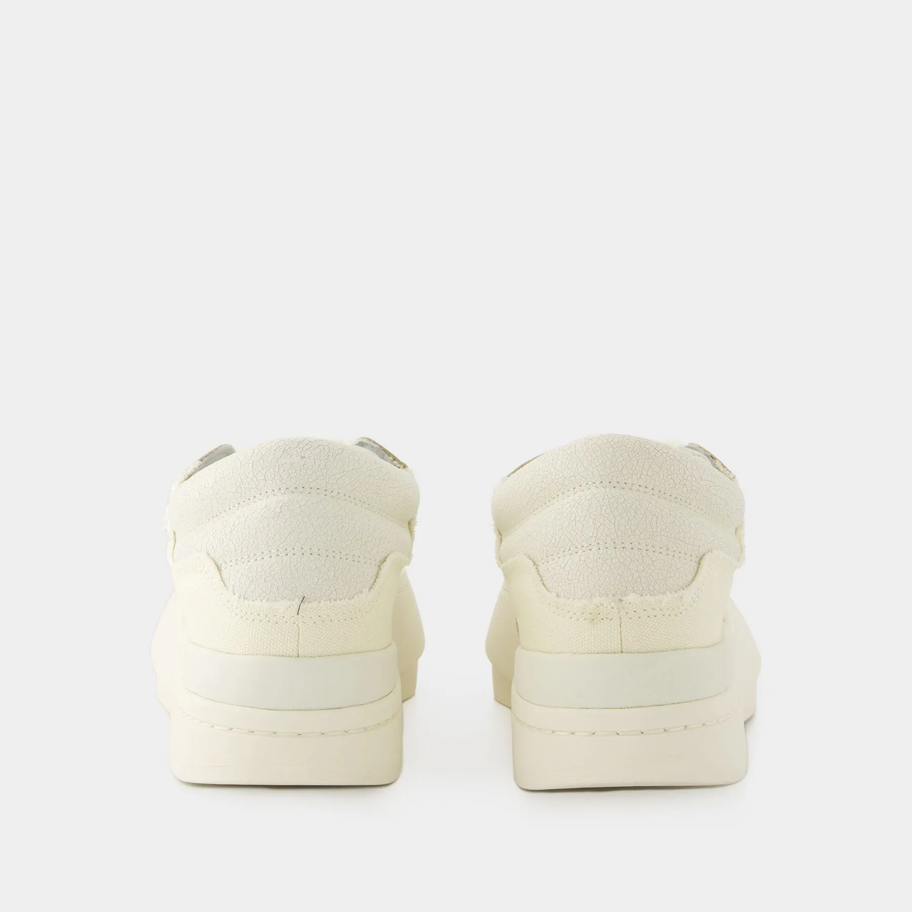 Y-3  Lux Bball Low Sneakers - Y-3 - Leather - White